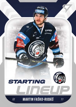 Martin Fasko-Rudas Liberec Tipsport ELH 2022/23 SportZoo 2. serie Starting LINEUP #SL-40